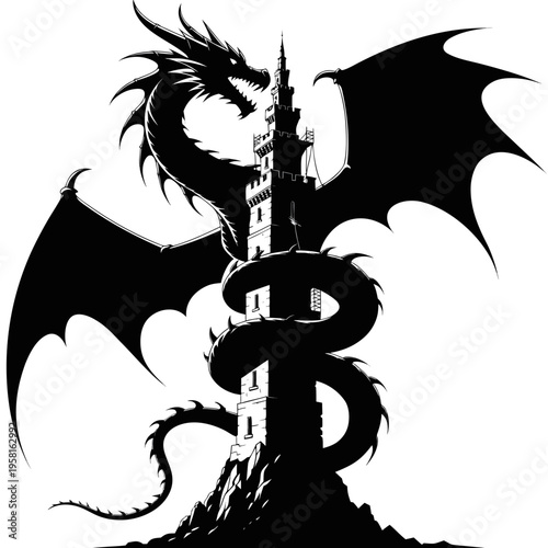 black dragon tattoo