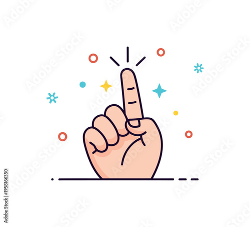 Baby holding parent finger tiny rounded baby hands firmly gripping a finger while gentle sparkles suggest affection, comfort and emotional closeness.