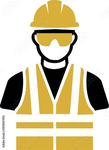 construction worker cartoon