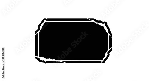 Black Label Tag Sticker Icon.