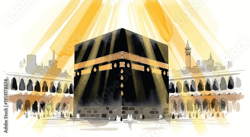 Kaaba Mecca Islamic Holy Place Architecture 1.