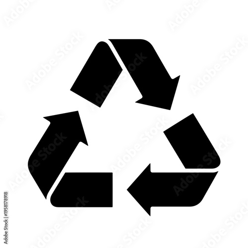 Recycling Symbol Vector Icon