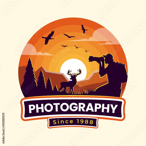 Vintage style Halloween background with pumpkin and bats silhouette design for spooky card illustration