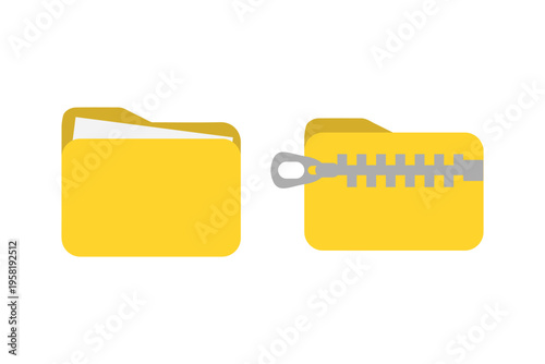 Files folder and compressed folder