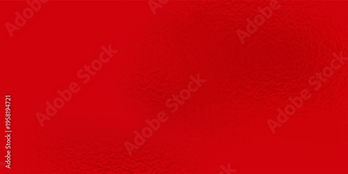 Vector red foil texture background. Abstract gradient bright and shiny light reflection rough texture surface. Vector illustration for background