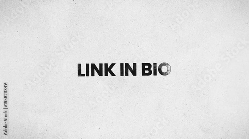 Profile Link Pencil Scribble Text Animation 4K Navigation Prompt and Social Media Traffic Promotion Message