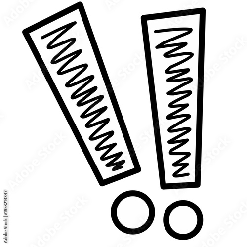 exclamation vector icon