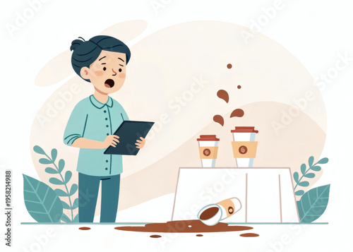 April Fools Day prank concept with surprised person, funny reaction scene, humor expression, playful joke moment, comedy lifestyle background