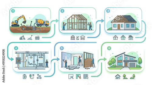 The Step-by-Step Process of Building a House from Foundation to Finish