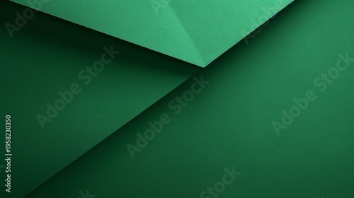 Green paper studio background empty vivid background.
