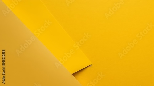 Yellow paper studio background empty vivid background. 