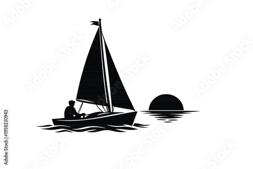 sailing boat on the sea