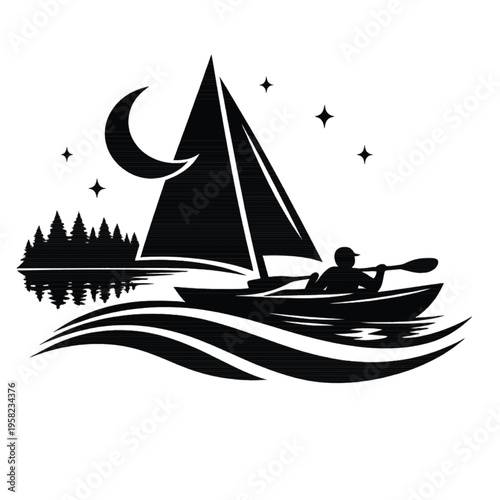sailing boat in the sea