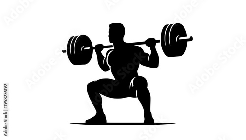 3d render of a man lifting weights