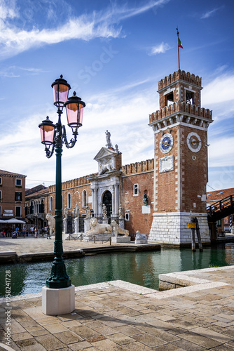 View of the Venice Arsenal (Italy)