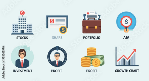 Business Investment Growth Finance Concept.