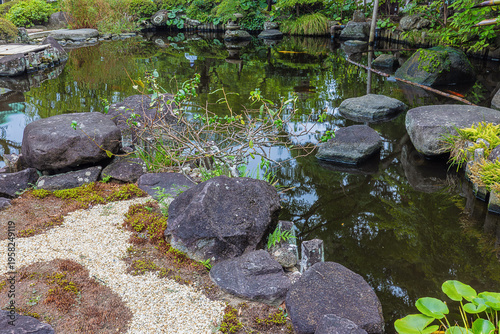 A Fangsheng pond near the Hase-dera temple complex, specially designed for releasing animals