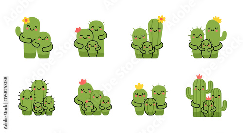 Smartwatch Notifications and App Icons Vector Set on White Background