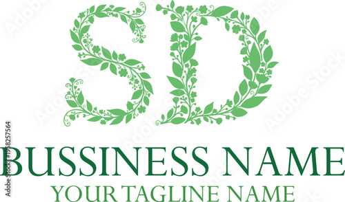 SD S sd initial logo | initial based abstract modern minimal creative logo, vector template image. luxury logotype logo, real estate homie logo. typography logo. initials logo