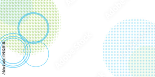 Abstract background material with text space made up of various circles