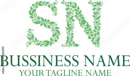 SN S sn initial logo | initial based abstract modern minimal creative logo, vector template image. luxury logotype logo, real estate homie logo. typography logo. initials logo