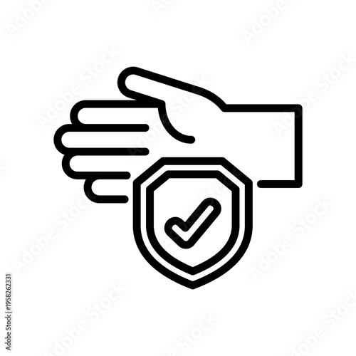 Policyholder line icon