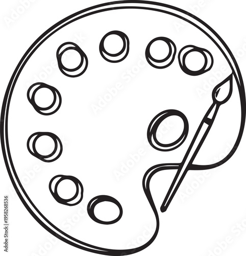 minimalist black and white clock icon with scissors cutting time concept