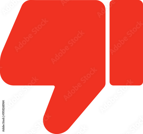 Red Thumbs Down Icon