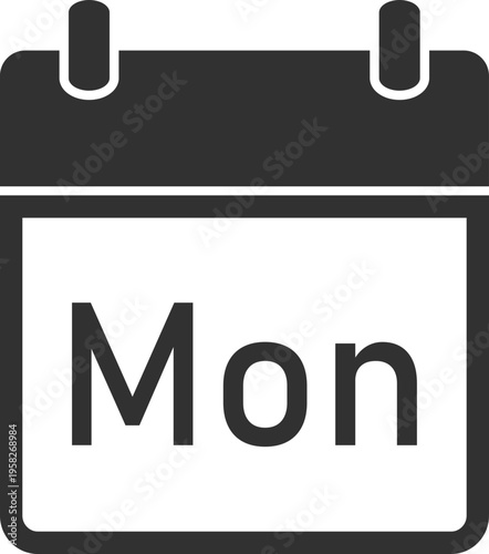 Calendar Icon Monday