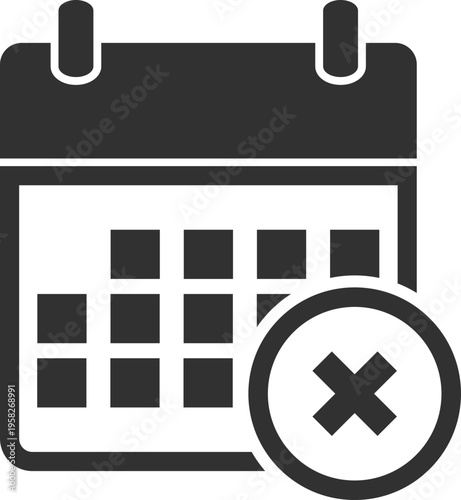 Calendar With Cancelled Event