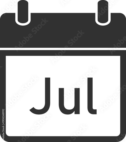 July Calendar Icon