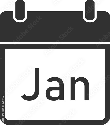 Calendar Icon January