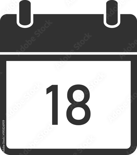 Calendar Page Number 18