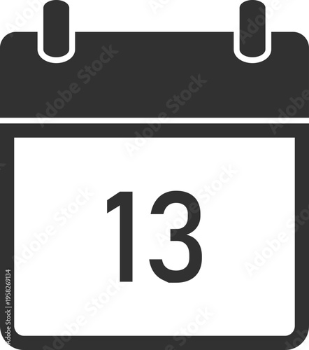 Calendar Page Number 13