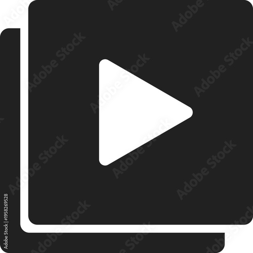 Video Play Button Icon