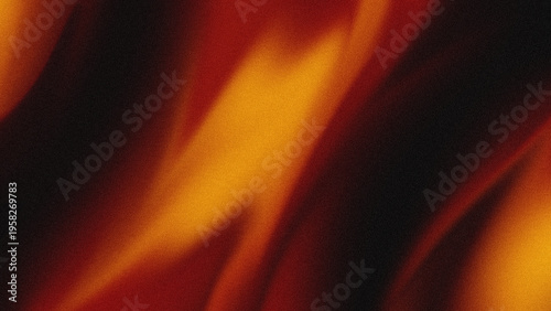 Fotografie Warm background,Abstract grain texture background with warm orange and red gradi