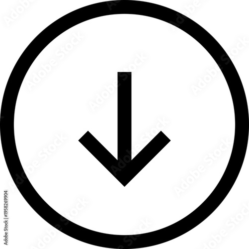 Down Arrow Icon