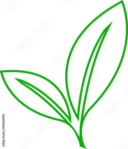 Green Leaf Icon