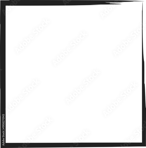 Abstract Brush Stroke Border