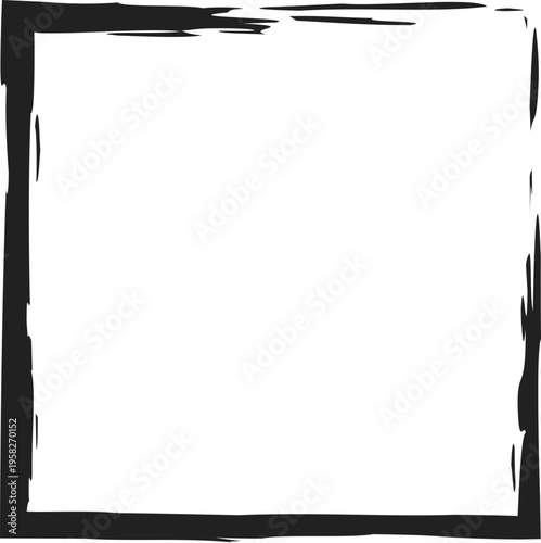 Rough Square Frame Border