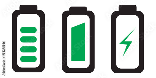 Battery Level Indicator Vector Illustration