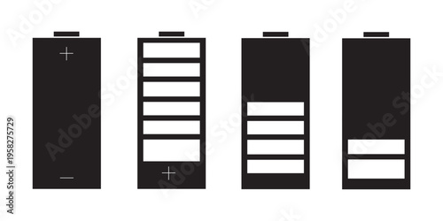 battery vector icon. Eps 10