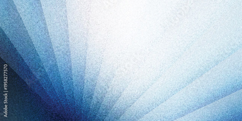 Blue gray grainy abstract background, smooth dark to light gradient noise texture