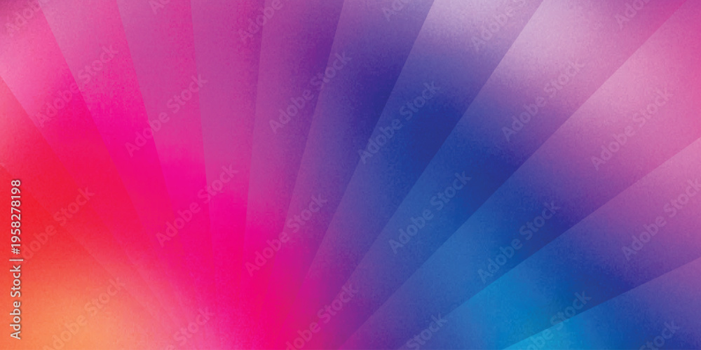 Obraz premium Pink magenta blue purple abstract color gradient background grainy texture