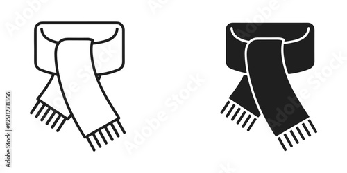 Scarf Icon Apparel Accessory Commercial