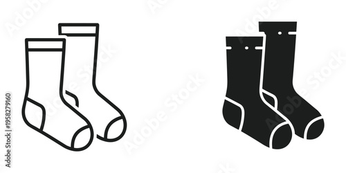 Socks Pair Icon Commerce