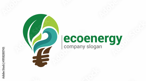 An eco-friendly light bulb symbolizing energy, featuring green elements that represent sustainability, proactive environmental awareness, and innovative solutions for a greener future.
