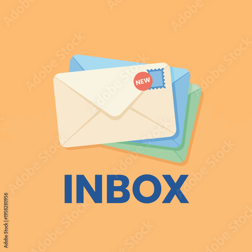 An illustration of an inbox with new messages symbolizing effective communication in the digital age where emails play a crucial role in daily interactions and business.