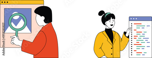 Collaboration between analyst and presenter in data examination and visualization