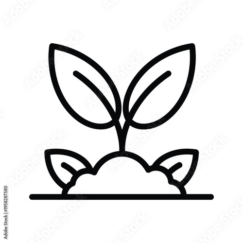 Sprout Growth Soil Seedling Business Concept